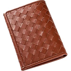 【期間限定価格】黒のレザー名刺入れ 編み込みデザイン 期間限定価格】黒のレザー名刺入れ 編み込みデザイン 期間限定